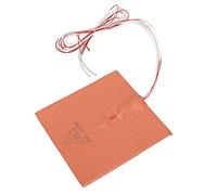 Alomejor Tapis Chauffant en Silicone Résistant à la Chaleur jusqu'à 200°C | Matériau en silicone durable, répartition uniforme de la chaleur, taille 150 x 150 mm, idéal pour les imprimantes 3D