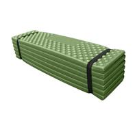 Alomejor Tapis de Couchage de Camping, Coussin de Couchage Pliable en Mousse Souple pour Camping Randonnée Sac à Dos Pique-Nique (armée Verte)