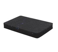 Alomejor Tapis de Course, Lot de 4, en Caoutchouc Haute densité, Amortissant Les Chocs et Réduisant Le Bruit, pour Appareils de Fitness. Conception Antidérapante pour la Protection du Sol.