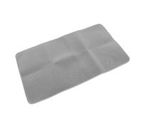 Alomejor Tapis de Litière pour Chat Tapis de Piégeage de Litière Imperméable et Durable pour Chaton, Antidérapant pour Un Sol Propre en EVA, Grande Taille 45,67 X 25,98 Pouces (Grey)