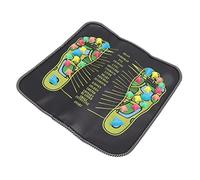 Alomejor Tapis de Réflexologie Tapis de Point D'acupuncture Portable Détoxifiant Favorise la Circulation Sanguine pour les Grands-pères Grand-mères PP (35 * 35 cm)