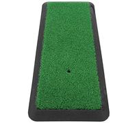 Alomejor Tapis de Swing D'entraînement de, Support en Caoutchouc Super Durable avec Absorption des Chocs et Protection du Club, fabriqué en Gazon Artificiel PP pour Exercices Intérieurs