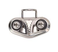 Alomejor Taquet à Came pour Voilier, Acier Inoxydable 316, capacité de Charge élevée, Poli Miroir avec Entrée évasée pour Corde de 10 Mm, Idéal pour Le Kayak et la Voile