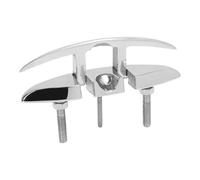Alomejor Taquet de Bateau à Traction de 6 Pouces en Acier Inoxydable 316, Taquet Marin Rabattable, Montage encastré, Conception Pliante, Finition Miroir, Installation Rapide pour Camping-Car, Yacht,