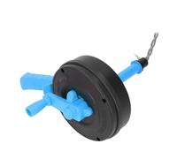 Alomejor Tarière de Vidange de Plomberie, Déboucheur Durable en Acier au Manganèse 65, pour Toilettes Domestiques, Baignoires avec Tuyaux de 1/2 à 3 Pouces, Double Modes (10m)