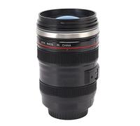 Alomejor Tasse à café avec Objectif D'appareil Photo, Réplique Unique D'objectif de 24 à 105 Mm pour les Photographes, pour un Anniversaire, Noël, Thanksgiving, 400 Ml en Acier Inoxydable