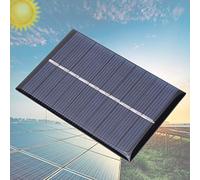 Alomejor Taux de Conversion du Panneau Solaire Polysilicon Light 0,6 Warger Strom pour Les Petites Lumières d'urgence 2 Pc 80 X 55 Mm