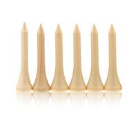 Alomejor Tee de en Bois de 100 pièces en Tee respectant l'environnement Tee de golfe en Tete(4.2CM)