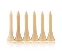 Alomejor Tee de Golf,Bois Naturel 100 pièces 4.2CM Professionnel,Accessoires Golf for compétition Voyages Pratiques extérieures familles