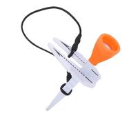 Alomejor Tee de Golf, Tee de Balle d'entraînement en Silicone de qualité Supérieure avec Ligne d'alignement, 5 Niveaux Réglables pour Une Visée Précise, Parfait pour Les Longs Trajets (Orange)