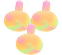 Alomejor Tees de en Caoutchouc, Support de Tees de 3 Pièces avec Un Design coloré pour la Pratique des Sports de Plein Air en Intérieur, Accessoires de Terrain de pour Golfeur (65mm)