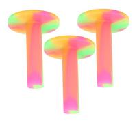 Alomejor Tees de en Caoutchouc, Support de Tees de 3 Pièces avec Un Design coloré pour la Pratique des Sports de Plein Air en Intérieur, Accessoires de Terrain de pour Golfeur (70mm)