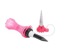 Alomejor Tees de Simulateur de, Aide à l'entraînement Réutilisable pour des Tirs Fluides et sans Couture, Conception de Protection de Club pour Les Utilisateurs de Practice et de Tapis (Pink)