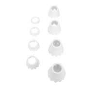 Alomejor Tees Incassables en TPU Durables, Pratique à Domicile Stable, 8 Pièces de Simulateur de 1/4 à 2 Pouces pour Débutants