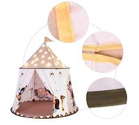 Alomejor Tente Intérieure Play House Princess Castle Play Tent for Kids Portable Easy Assembly avec Sac de Transport Safe Safe TOXIQU