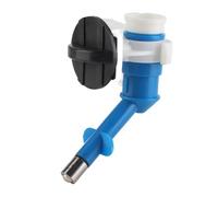 Alomejor Tête de Bouteille à Boire pour Chien et Chat, Distributeur de Buse à Bille à Rouleau pour Cage Murale Extérieure, Utilisation Bleue