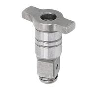 Alomejor Tête de Conversion de clé électrique, Acier allié au Chrome Vanadium Durable, Arbre de n Forme de T pour Usage Industriel 1 unité (double usage)