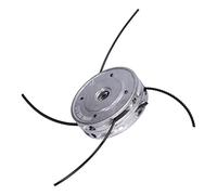 Alomejor Tête de -Herbe Universelle à 4 Fils en Aluminium, Performances Stables pour -Herbe à Arbre Droit de 40 CC, Résistant à l'usure pour Les Accessoires de -Bordures