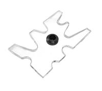 Alomejor Tête de Queue de Billard en Acrylique Durable, Assistant de Frappeur, Tête de Pont à Fonctionnement Confortable pour Novice, 1 X de Pont de Billard