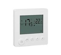 Alomejor Thermostat Numérique, Contrôle de Température économe en énergie, pour Maison, Bureau, Hôtel, PC, Ignifuge, 4500W (White)