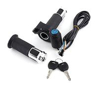 Alomejor Throttle Grip Guidon Vélo électrique Scooter Demi Poignet Grip Poignée d'accélérateur avec Affichage LED