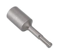 Alomejor Tige de Terre à Poignée Ronde de 3,9 Pouces, Foret à Tige de Terre en Acier Robuste pour Marteau SDS Plus, Compatible avec Diverses Marques pour une Utilisation Efficace (20,2 mm)