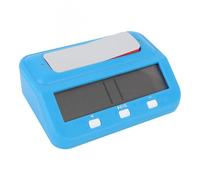 Alomejor Timer D'échecs Numériques avec Une Fonction de Temps Retardée de Récompense Intelligente pour Les Compétitions de Jeux, L'affichage LCD, Le Matériel ABS (Blue)