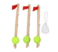 Alomejor Tip Ups Pêche sur Glace, Drapeau de Pêche sur Glace en Bois Filet Robuste pour Une Récupération Rapide Corde en Nylon de 50 M Haute visibilité pour la sur en Plein Air