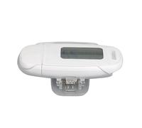 Alomejor Tirer Le Cotomètre Léger de la Chatte avec Un Grand écran LCD pour Les Petits-Enfants Féminins pour Aller Un Joueur de Gommer Exactement Simple (White)