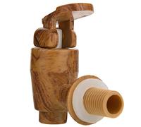 Alomejor Tonneau de Vin en Bois de Chêne Vintage de 1,5 L, pour Robinet de Distribution Artisanal de Brandy et de Tequila