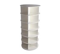 Alomejor Tour de Rangement à Chaussures Rotative Polyvalente, Organisateur de Chaussures de qualité Supérieure pour L'entrée et Le Salon (6 Couches)