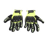 Alomejor TPR Résistants aux Coupures, aux Vibrations, aux Chocs, aux Chocs, pour les Travaux D'ingénierie Mécanique, Confort Exceptionnel pour une Utilisation de Longue Durée, Large Gamme (L)