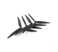 Alomejor Tracker 10 Pouces 1050-3 Hélice Haute Performance Légère à 3 Pales pour Machines de Traversée Multirotor, Parfaite pour Les Amateurs de Drones, Paire en Nylon Carbone (Black #-4)