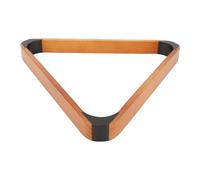Alomejor Triangle de Billard, Design élégant Robuste Moderne, Accessoire Billard, Bois de pin Noir for Salle de Jeux Bar intérieur Maison Salon