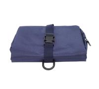 Alomejor Trousse de Toilette Pliante à Boucle Sac de Voyage Design Modulaire Spacieux à Suspendre pour Voyages d'affaires Bleu Marine 1 Unité