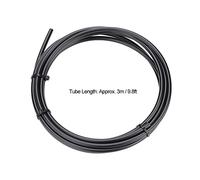 Alomejor Tuyau de frein à disque hydraulique durable pour VTT, installation facile, revêtement en nylon, longueur 3 m, noir