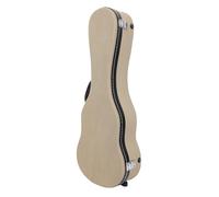 Alomejor Ukulélé Durable Portant la Boîte de Serrure de Protection Dure pour 23 Pouces Petite Guitare, Doublure Exquise pour Les Musiciens