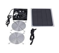 Alomejor Un Ventilateur à Panneau Solaire écologique de 6 W pour une Utilisation en Extérieur dans les Serres et les Animaleries Garde L'air Frais