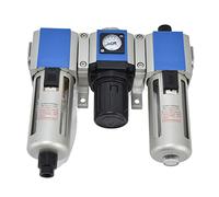 Alomejor Unité Combinée de Régulateur de Filtre de Débit de Compresseur D'air avec Séparation et Contrôle Efficaces pour Utilisation en Atelier Filtre à Particules en Alliage D'aluminium 40 μm