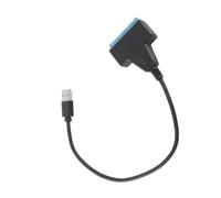 Alomejor USB vers Adaptateur, Vitesse 6Gbps, 2,5 Pouces HDD/SSD | Matériau ABS, indicateur LED, prend en charge le remplacement à chaud, compatible avec Windows/