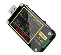 Alomejor USB Voltage Meter with Screen Flip Function, 9 Pin (FNB48) | en temps réel, méthode de pression différentielle, compatible avec USB2.0