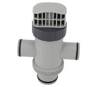 Alomejor Valve à Piston pour Tuyau de Piscine, Double Fente, Rondelle Scellée Durable, Matière Plastique pour L'entretien de la Piscine 11872