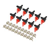 Alomejor Valve D'arrêt de Carburant Durable à 90 Degrés, pour Tube 1/4 Pouces 698181 494539 697944 35857, Installation Facile, Adaptée au Carburateur