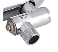 Alomejor Valve de Chasse D'urinoir Intelligente en Laiton avec Contrôle par Capteur, Rinçage Approfondi et Nettoyage Hygiénique pour Toilettes Commerciales