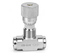 Alomejor Valve de Contrôle de Débit Hydraulique, Durable, Haute Résistance, pour Mini-pelles de 1 à 2 Tonnes, Contrôle Précis en Acier allié