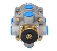 Alomejor Valve de Frein à Pied E6 Valve de Commande de Frein à Pied en Métal OE 286171 KN22140 KN22150 Réponse Sensible Installation Facile pour Système de Freinage Pneumatique de Camion