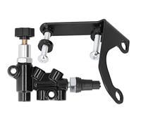 Alomejor Valve de Proportion de Frein en Alliage d'aluminium 26013190 38 24 Conduite de Frein 38 Ports Bouton Réglable pour Réglage de la Polarisation de de Style Wilwood