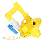 Alomejor Valve de Régulateur de Pression Professionnelle pour équipement D'abreuvement de Volaille, Plastique Durable, Large Application pour Poulailler, 1 Paquet (Vanne de régulation de Pression