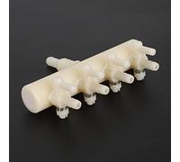 Alomejor Valve de Séparation de Commutateur Réglable en Plastique, 2 Pièces, pour Pompe à Air D'aquarium, Inverseur, Fonctionnement Pratique pour Les Aquariums (4 têtes)