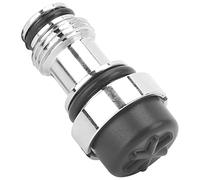 Alomejor Valve en Forme de K en Laiton chromé Solide de Remplacement pour Plongée Sous-marine, matériau: Laiton chromé